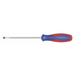 WESTWARD Desarmador Plano de Uso General, 7", Ergonómico, 0.13", 4", 1/8", Plana